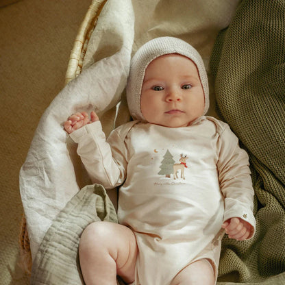 Gorro de Malha Soft Bege Melee | Little Dutch