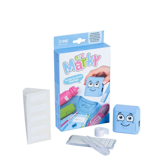 Carimbo Para Papel e Tecido DIY Azul | Marky