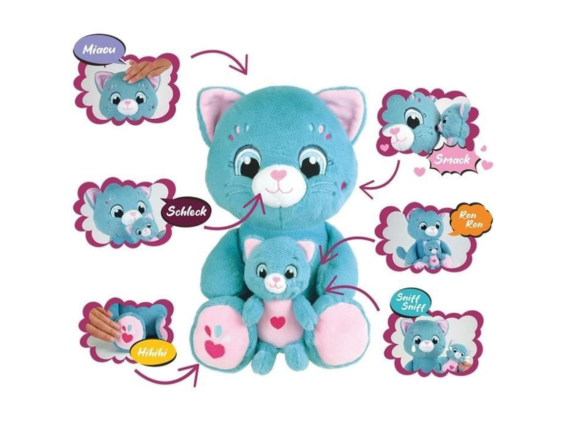 Les Toonies - Peluche Gato Mãe e Bebé