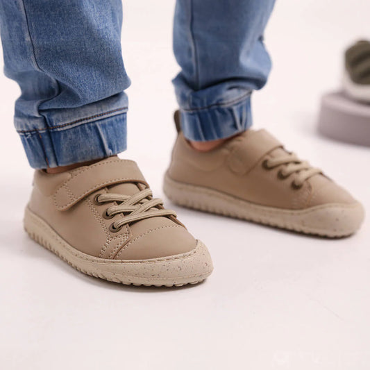 Ténis Paterna Rocker AW25 - Pedra | Microfibra Nobuck