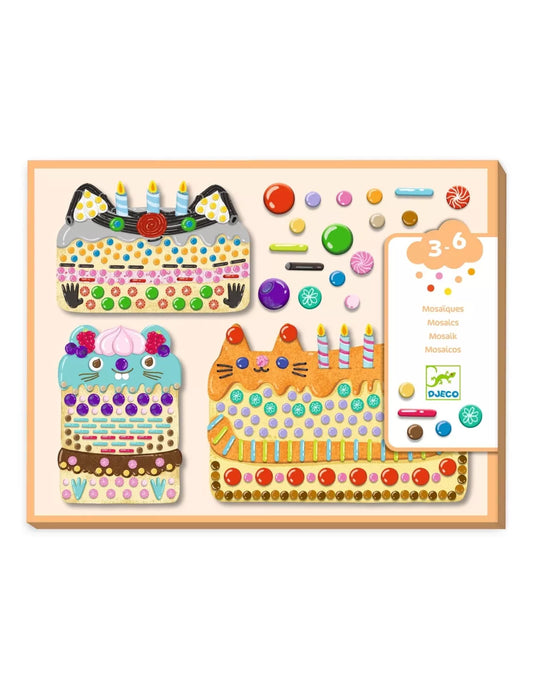 Jogo de Colagem - Doces e Bolos | Djeco