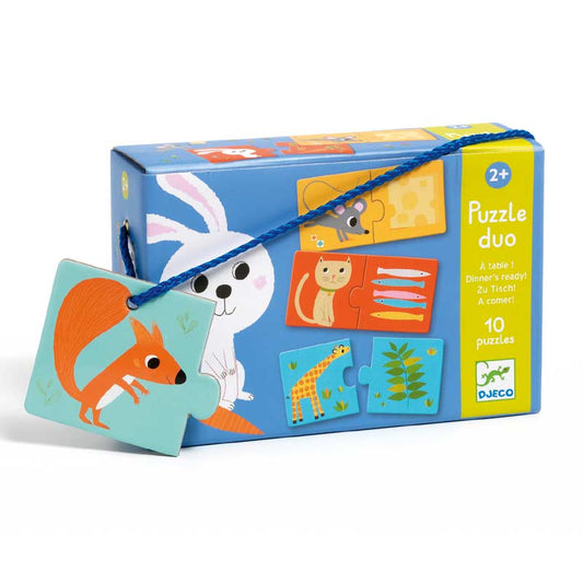 Puzzle Duo - O Jantar está Pronto | Djeco
