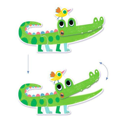Puzzle Duo - Animais Articuláveis | Djeco