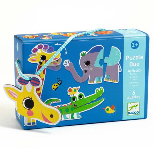 Puzzle Duo - Animais Articuláveis | Djeco