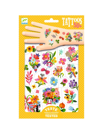 Aqua Flor - 50 Tatuagens | Djeco