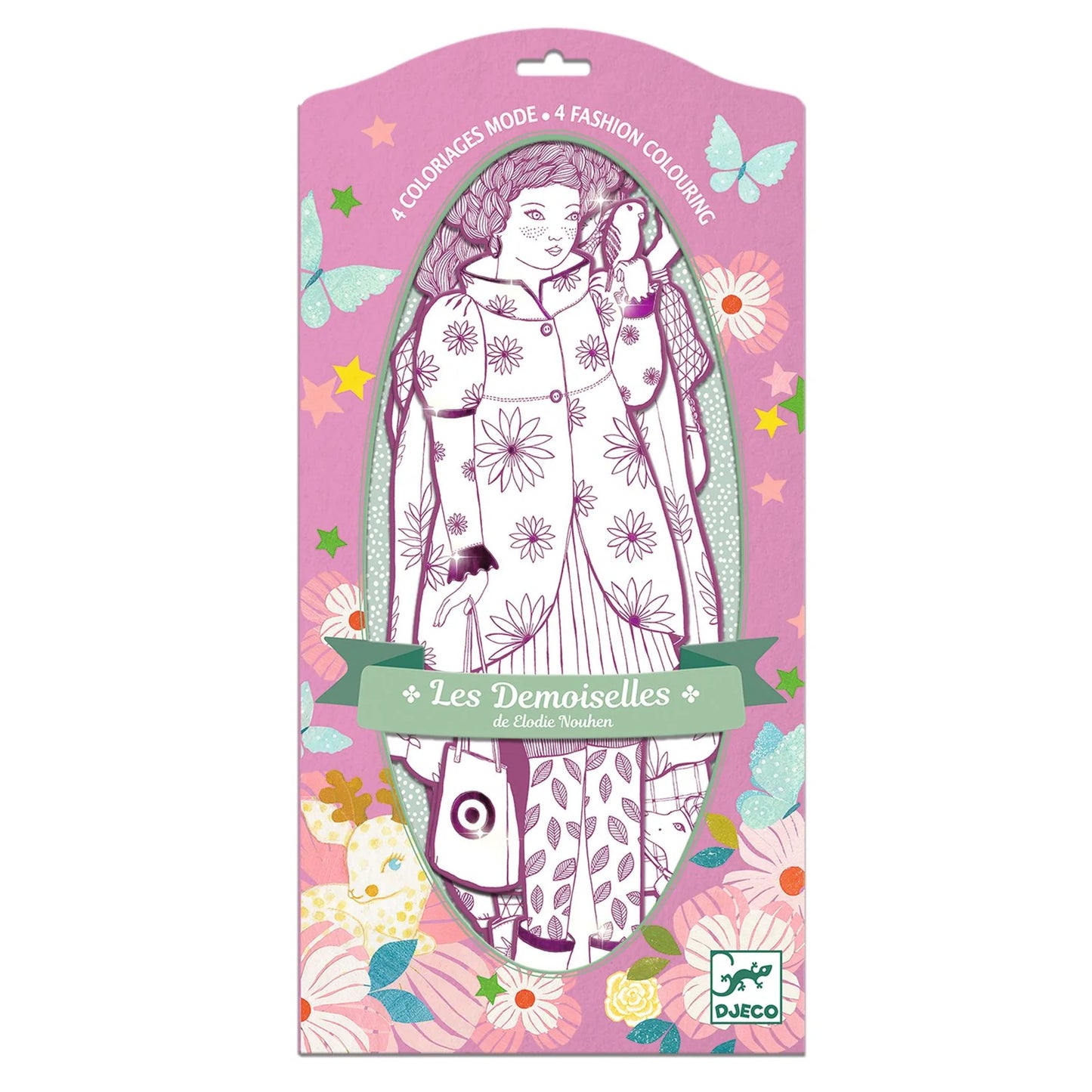 Rosemary & Friends - Silhuetas para Colorir  | Djeco