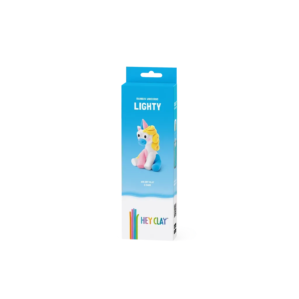 Massas de Modelar Rainbow Unicorns - Lighty | HEY CLAY