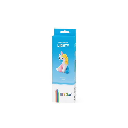 Massas de Modelar Rainbow Unicorns - Lighty | HEY CLAY