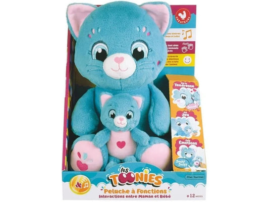 Les Toonies - Peluche Gato Mãe e Bebé