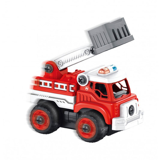 Buki - Carro Bombeiros P/ Construir Telecomandado