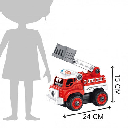 Buki - Carro Bombeiros P/ Construir Telecomandado