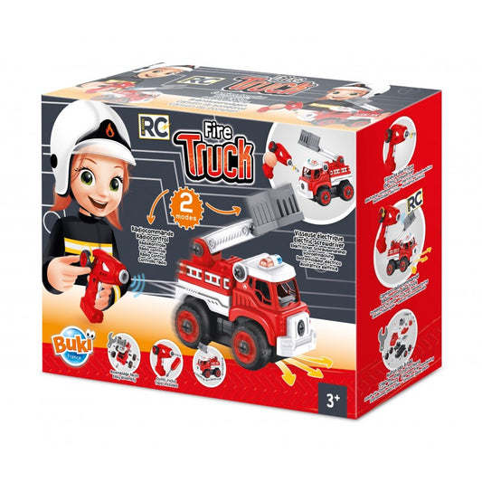 Buki - Carro Bombeiros P/ Construir Telecomandado