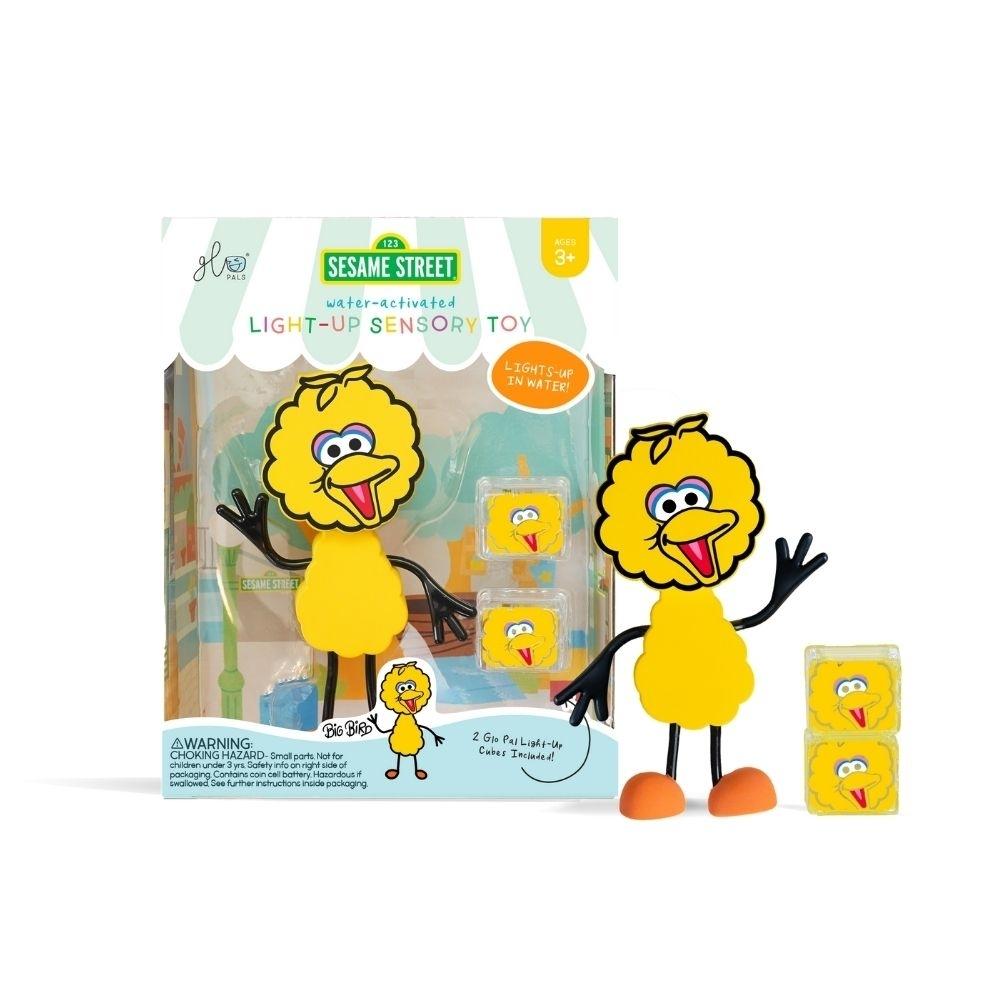 Pack Personagem Big Bird + 2 cubos luminosos - Glo Pals