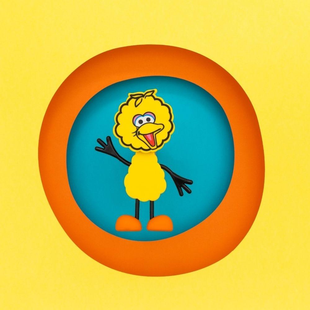 Pack Personagem Big Bird + 2 cubos luminosos - Glo Pals