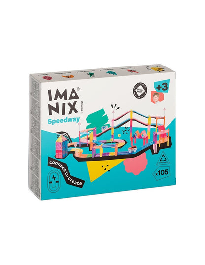 Imanix Pista de Corrida - 105 peças