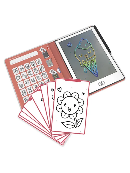 Tablet de Desenho C/ Ilustrações - Kidydraw Mini - Kawai