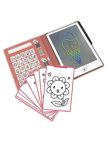 Tablet de Desenho C/ Ilustrações - Kidydraw Mini - Kawai