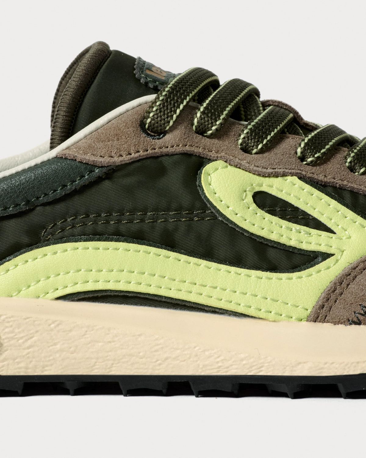 Ténis Melrose - Dark Olive | Lejan.