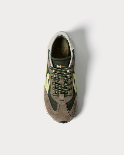 Ténis Melrose - Dark Olive | Lejan.