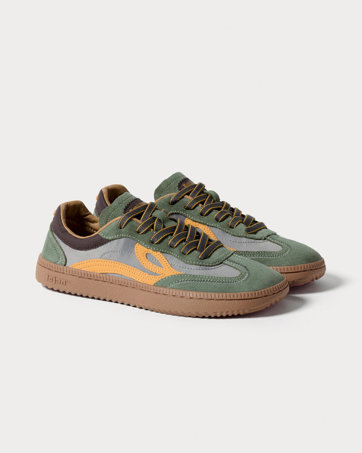 Ténis One Nylon Adulto - Mineral Gray/Mustard | Lejan