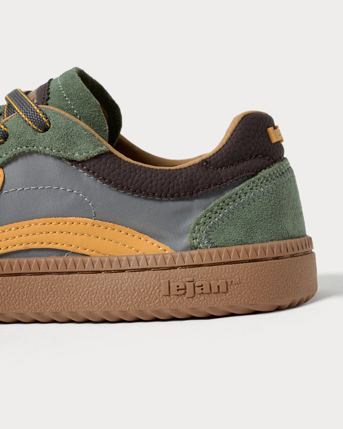 Ténis One Nylon Adulto - Mineral Gray/Mustard | Lejan