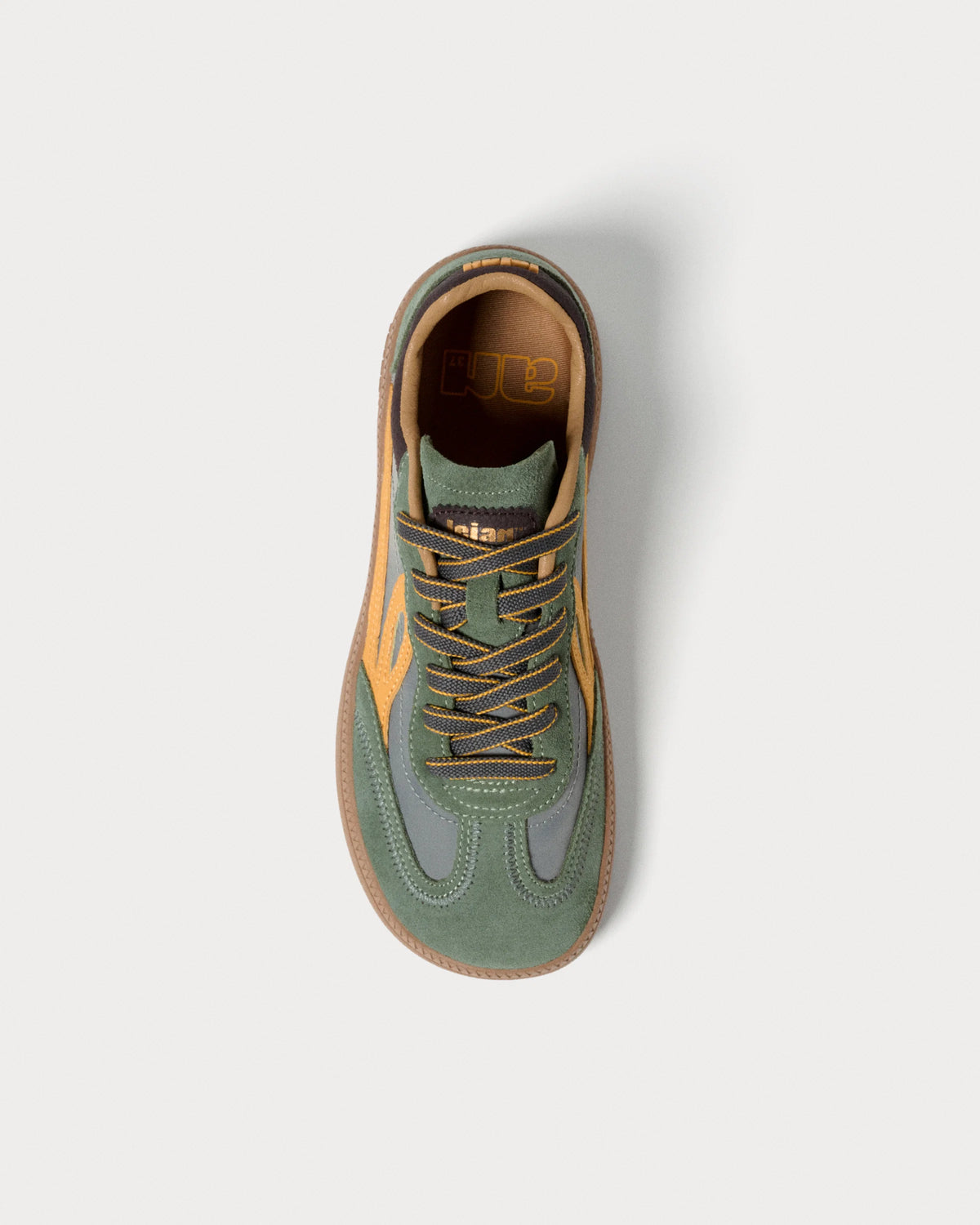 Ténis One Nylon Adulto - Mineral Gray/Mustard | Lejan