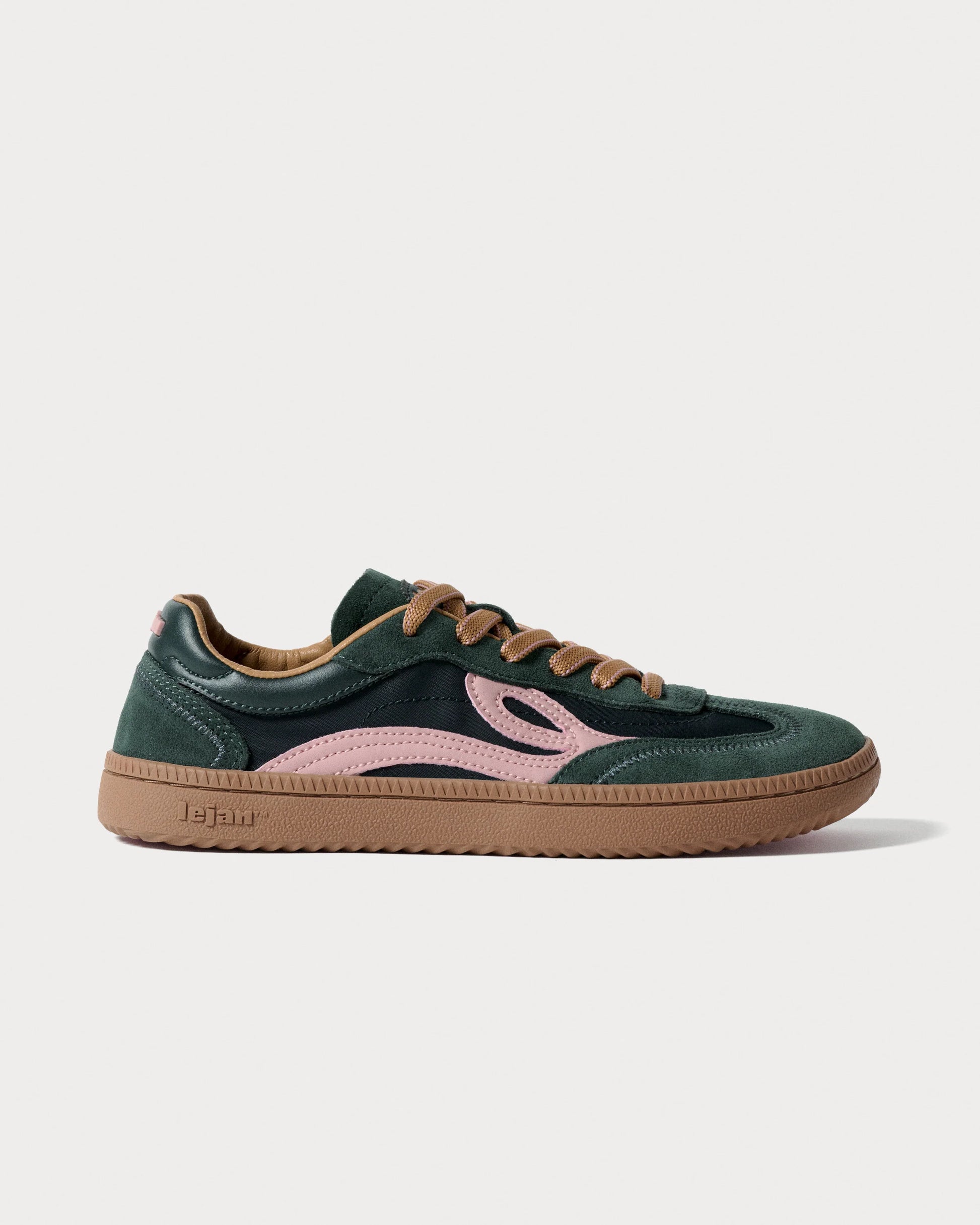 Ténis One Nylon Adulto - Dark Green/Pink | Lejan.