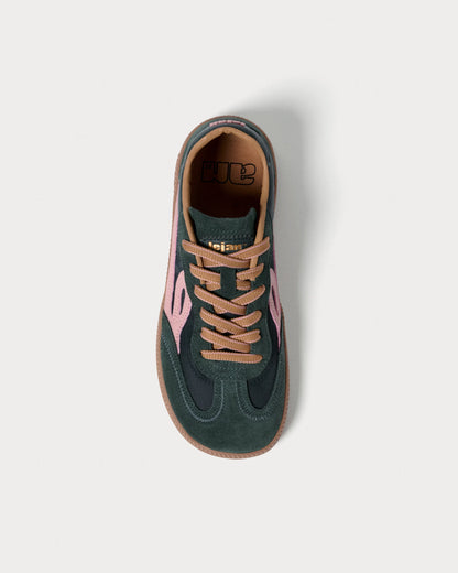 Ténis One Nylon Adulto - Dark Green/Pink | Lejan.