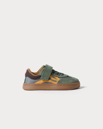 Ténis One Nylon - Mineral Gray/Mustard | Lejan.