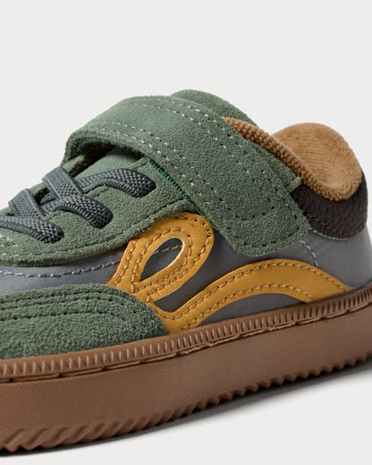 Ténis One Nylon - Mineral Gray/Mustard | Lejan.