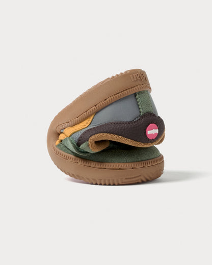 Ténis One Nylon - Mineral Gray/Mustard | Lejan.