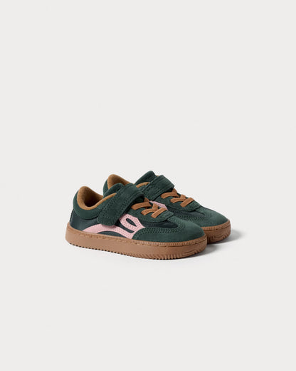 Ténis One Nylon - Dark Green/Pink | Lejan