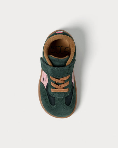 Ténis One Nylon - Dark Green/Pink | Lejan