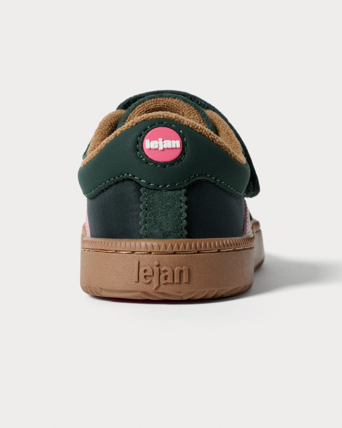 Ténis One Nylon - Dark Green/Pink | Lejan