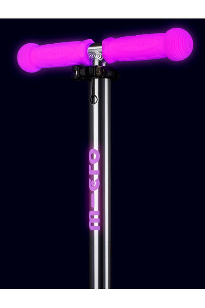 Trotinete - Mini Micro Deluxe Glow LED Rosa