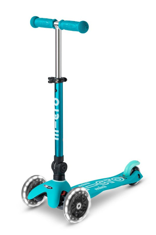 Trotinete Dobrável LED Aqua