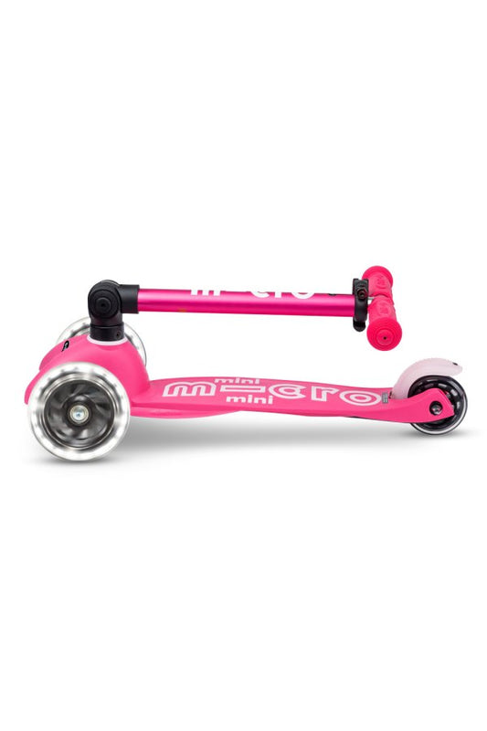Trotinete Dobrável LED Rosa