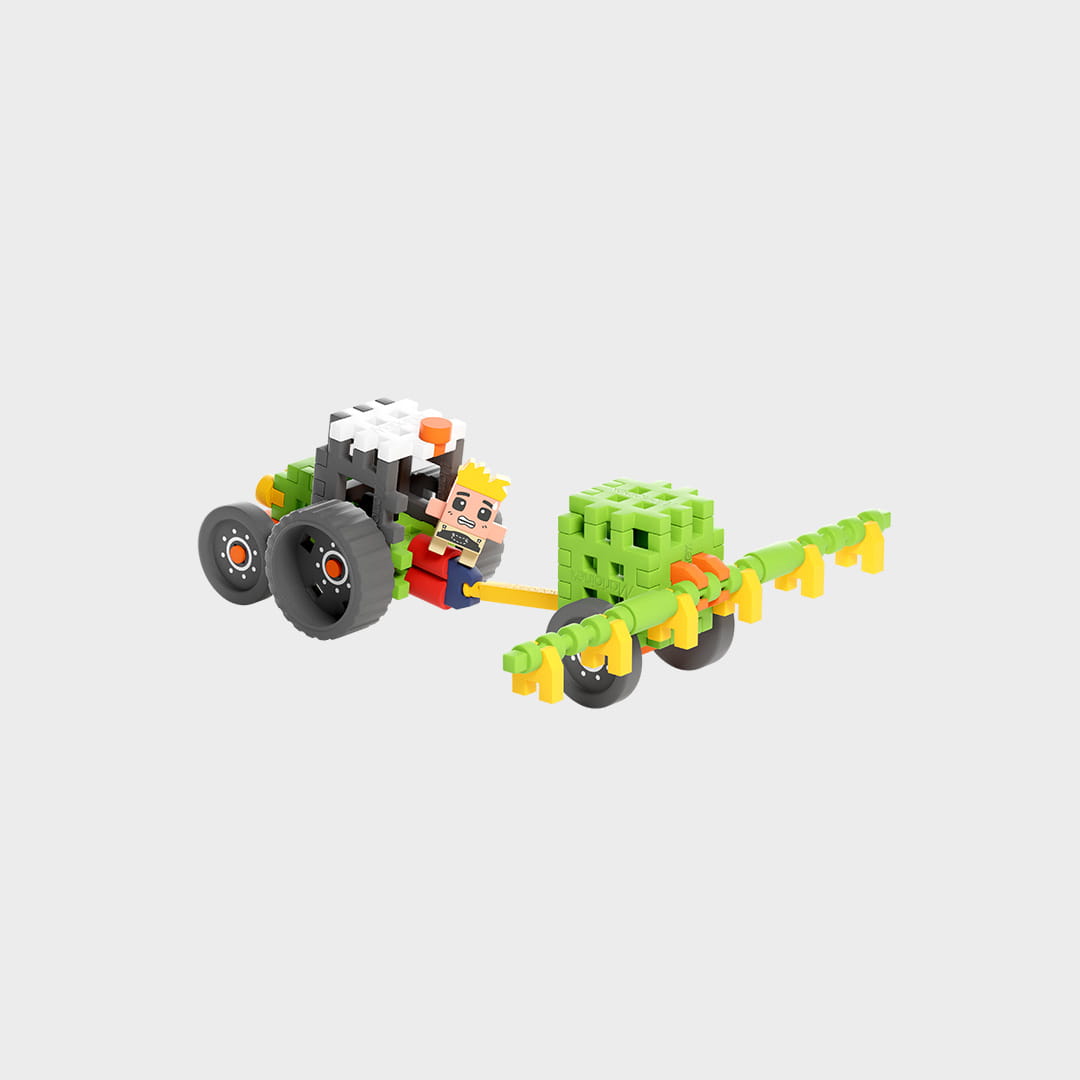 Marioinex - Mini Waffle Farmer Tractor With Sprayer