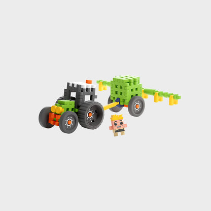 Marioinex - Mini Waffle Farmer Tractor With Sprayer