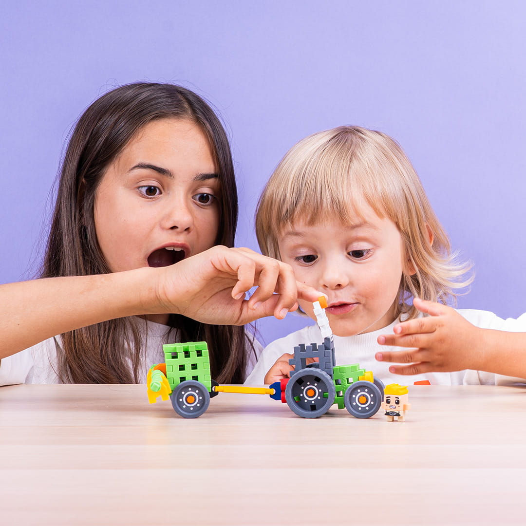 Marioinex - Mini Waffle Farmer Tractor With Sprayer