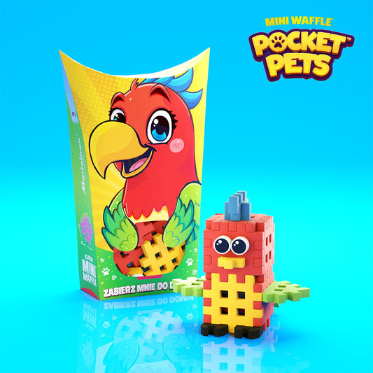 Marioinex - Mini Waffle Pocket Pet - Papagaio