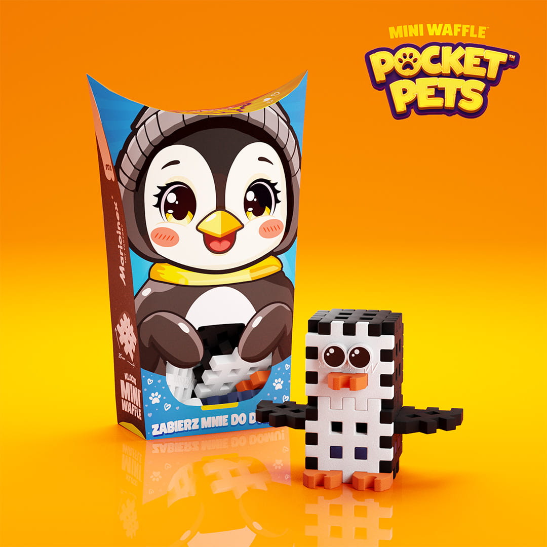 Marioinex - Mini Waffle Pocket Pet - Pinguim
