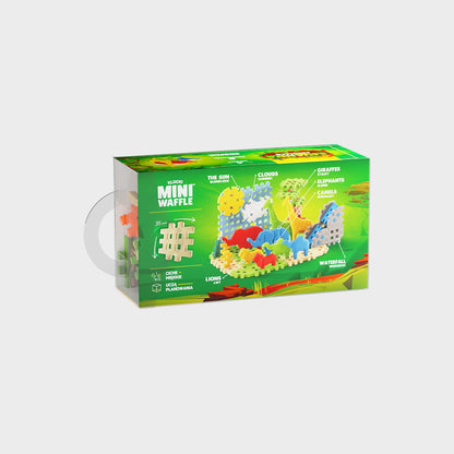 Marioinex - Mini Waffle Animais Savanna - 50 Peças