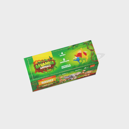 Marioinex - Mini Waffle Animais Savanna - 50 Peças
