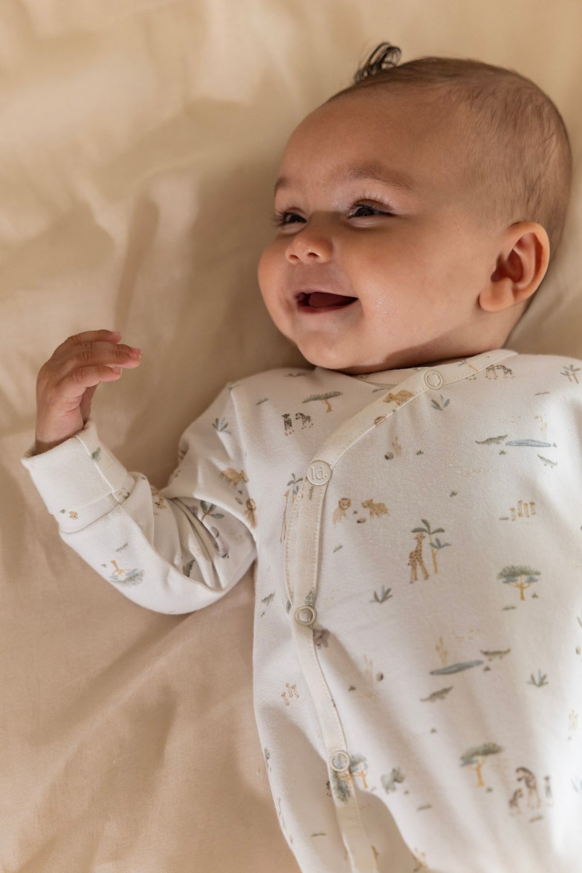 Babygrow - Safari Friends Creme