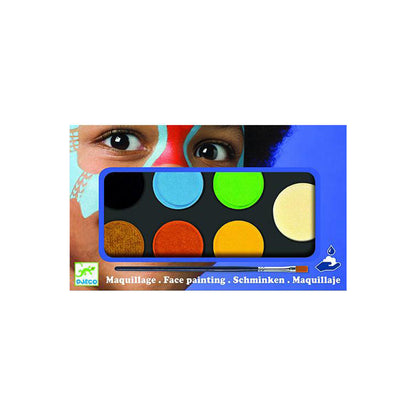 Pinturas Faciais - Paleta de 6 Cores Nature | Djeco