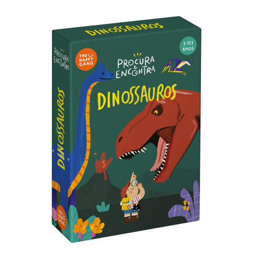 Brain Away - Procura e Encontra Dinossauros | The Happy Gang