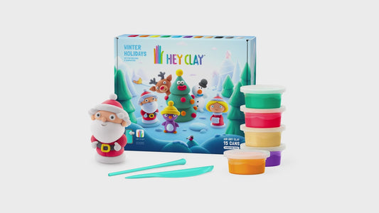 Massas de Modelar - Winter Holidays | HEY CLAY