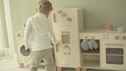 Frigorífico de madeira Creme - Little Dutch