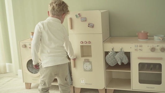 Frigorífico de madeira Creme - Little Dutch